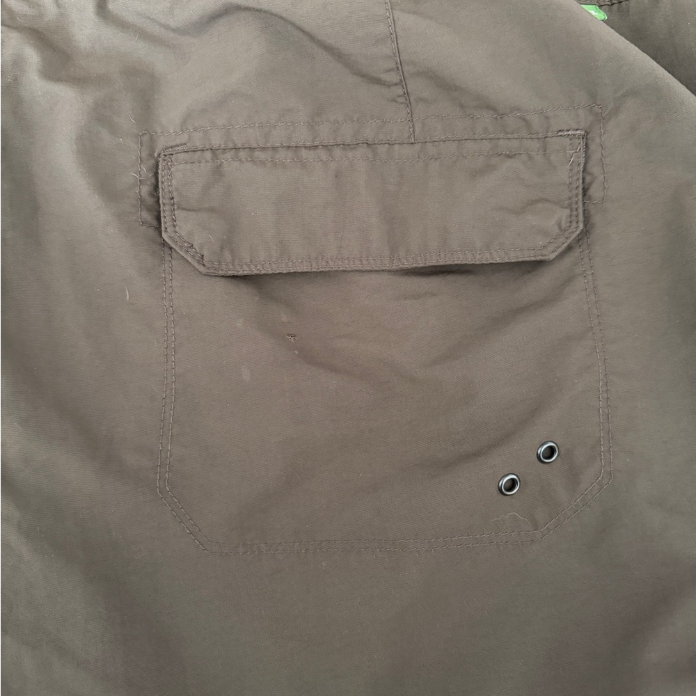 REI Cropped Hiking Pants - size 22- Brown Quick Dry Nylon UPF 50 - Picture 9 of 13